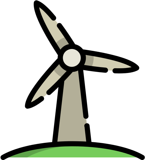 Wind Power Png File - Energía Eólica Para Pintar (512x512)