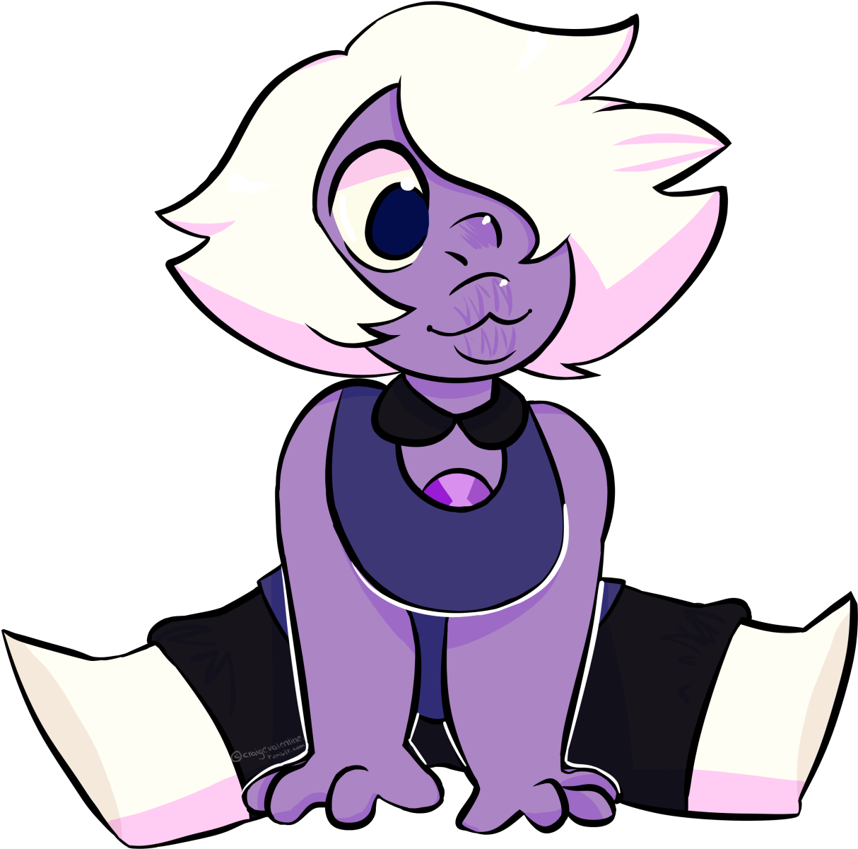 Transparent Steven Universe Craigevalentine Short - Drawing (1280x1458)