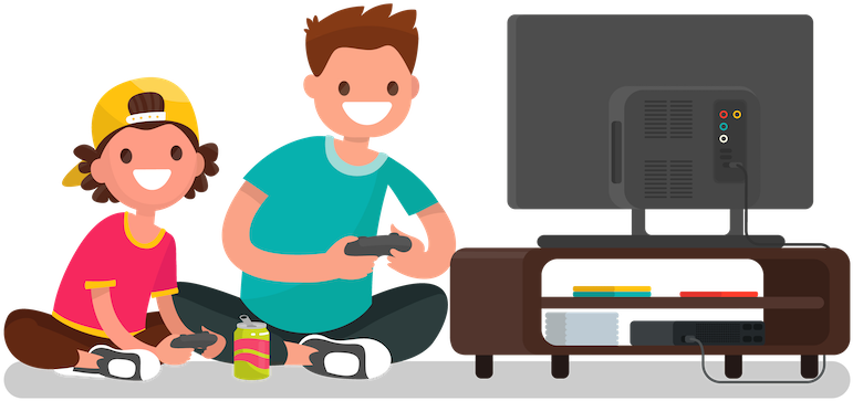Ultimate Game Music John - Play Video Games Animation (1024x402)
