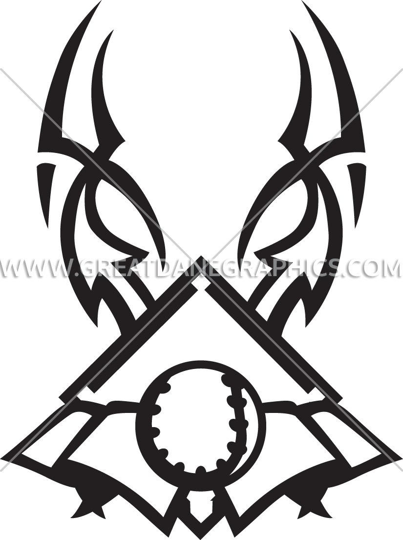 Baseball With Tribal Wings - Emblem (825x1105)