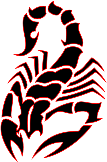 Scorpion Clipart Tribal - Tribal Scorpion (399x600)