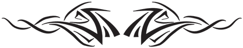 Tribal Pinstripes Silhouette - Tribal Pinstripes Silhouette (512x512)