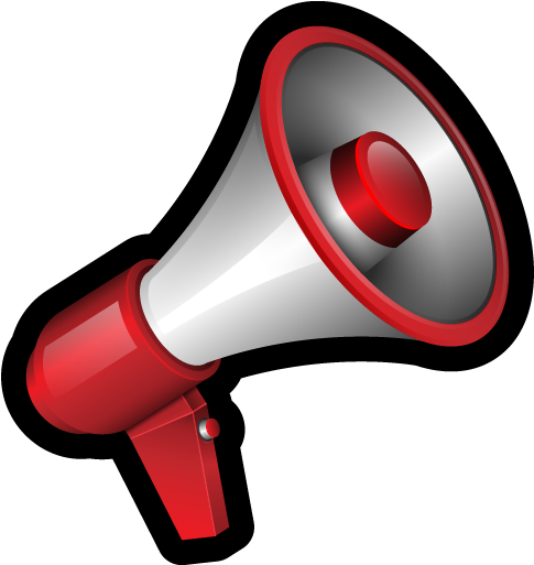 Megaphone Png Clip Art Free - Mega Phone Png (512x512)