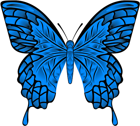 Butterfly Tattoos Designs 103 1 - Vektörel Kelebek (500x453)
