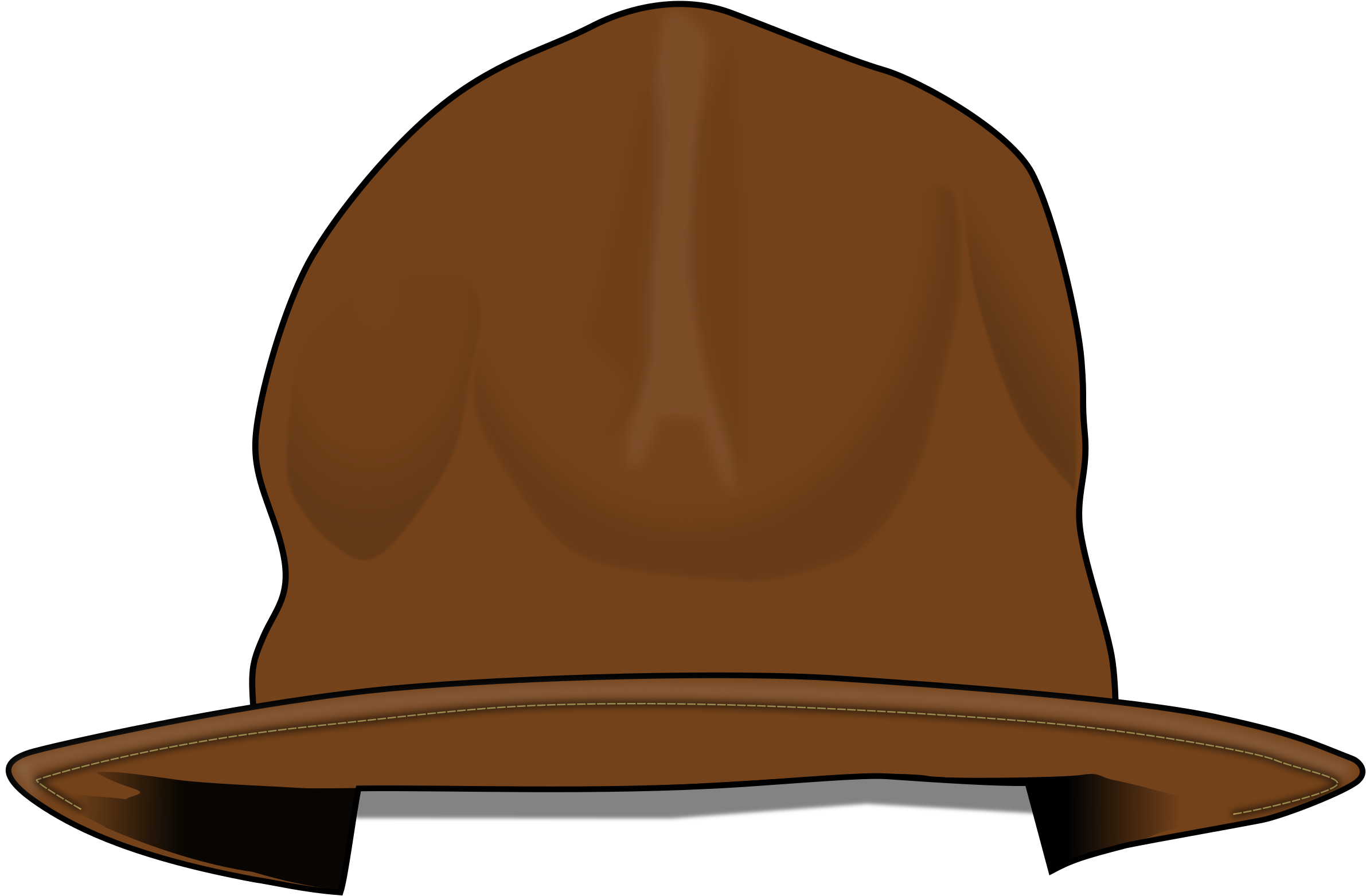 Fedora Umbrella Hat Cap Clothing - Boy Scout Hat Clip Art (2382x1564)