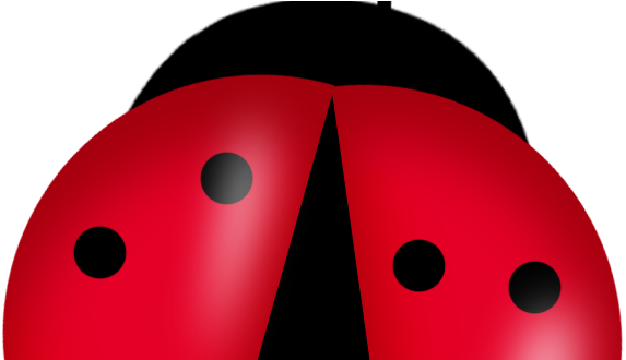 Ladybug Clip Art Cute Ladybugs Clipart Buscar Con Google - Polka Dot (579x329)