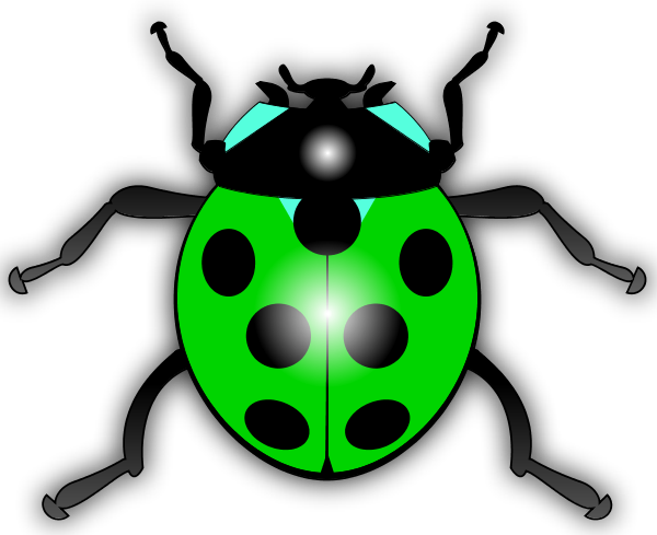 Ladybird Clipart Ladybird Beetle Clip Art - Ladybug A Transparent Background (600x489)