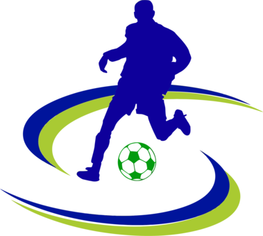 Football Player Goal Sports - Soccer Ball (379x340)