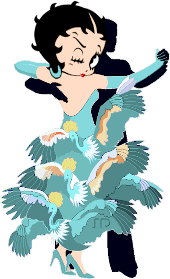 Betty Boop Pictures, Ballroom Dancing, Diva, Cartoon - Betty Boop (388x600)