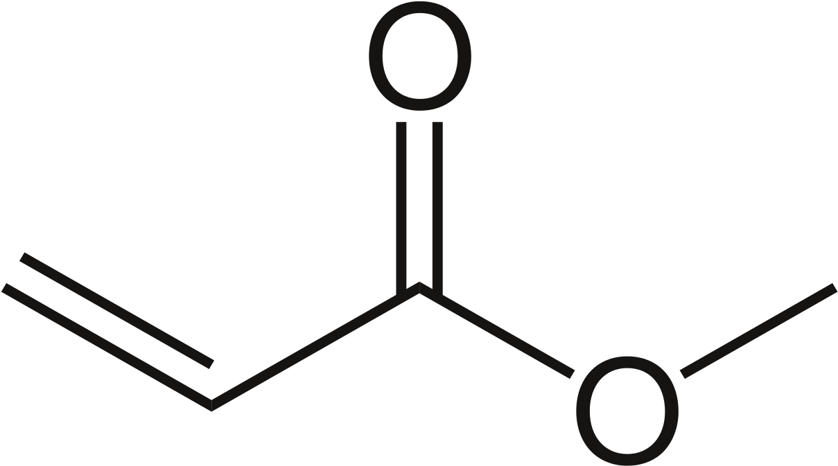 File - Methylacrylat - Svg - Acetic Acid (1280x737)