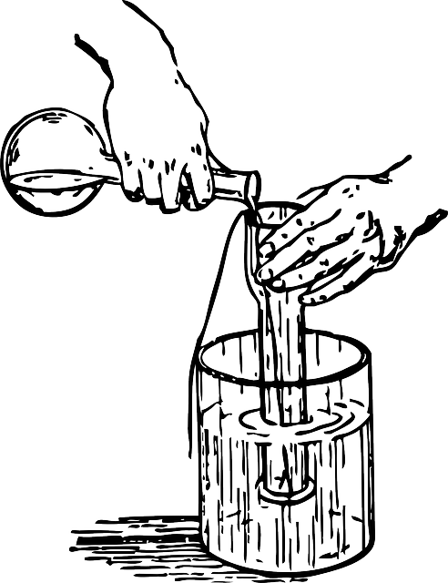 Chemical Safety - Science Experiment Clipart (492x640)