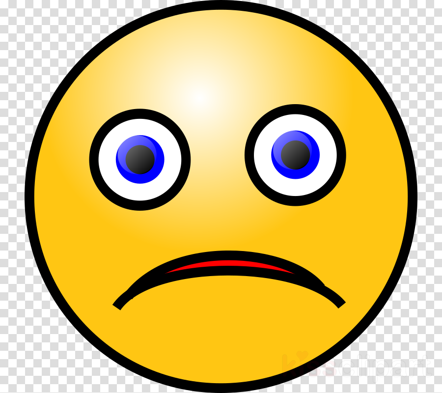 Frowning Face Clipart Frown Smiley Clip Art - Sad Face Pdf.