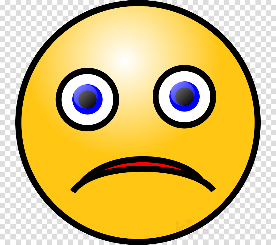 Frowning Face Clipart Frown Smiley Clip Art - Sad Face Pdf (900x800)