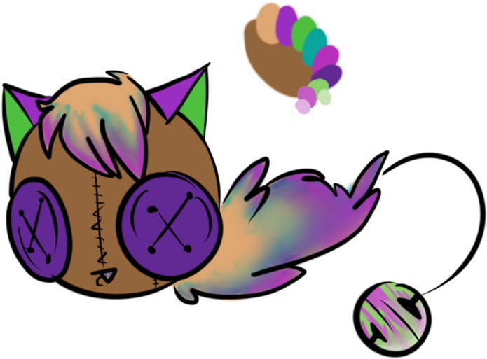 Wolf4821's Custom Button Bell~ By Adoptables On Board - Cartoon (999x799)