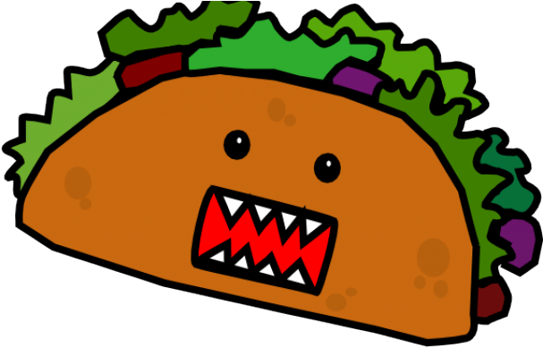Taco Clipart Mexican Food - Pink Taco Clip Art (640x480)