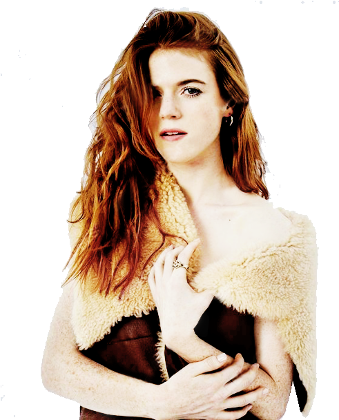 Rose Leslie Transparent Png - Rose Leslie Photoshoot (500x613)