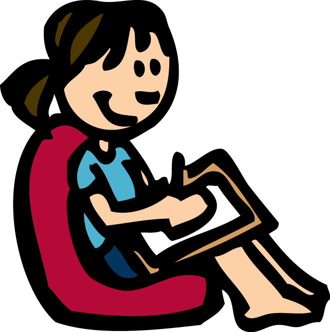 About Me - Girl Drawing Clip Art (661x666)