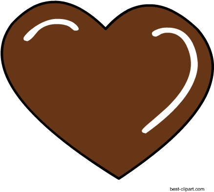 Heart In Brown Color, Free Clipart - Color (450x450)