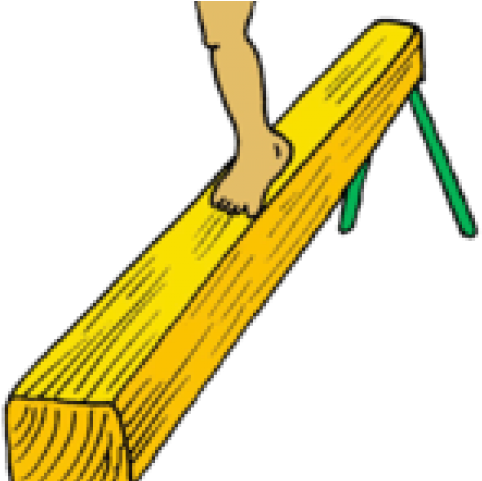 Gymnast Clipart Beam - School (640x480)