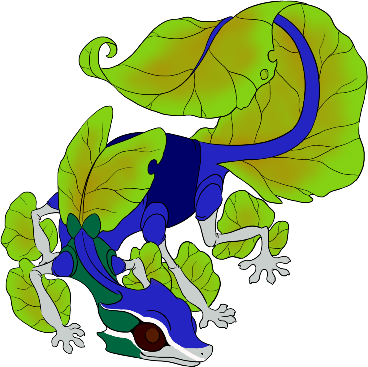 Idea's That Its Whole Body Is Designed More Like A - Uroplatus Phantasticus (1200x1200)