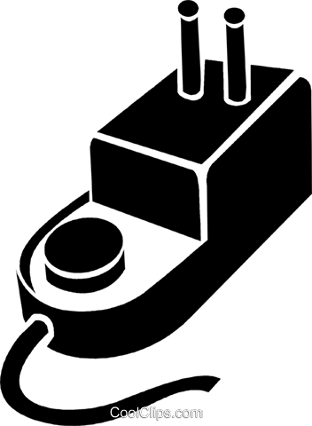 Electric Plug Royalty Free Vector Clip Art Illustration - Electric Plug Royalty Free Vector Clip Art Illustration (352x480)