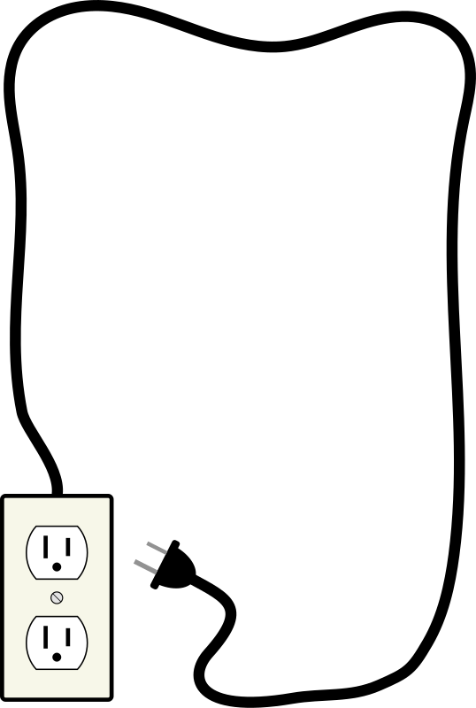 Electricity Ac Power Plugs And Sockets Electrical Wires - Electricity Clipart Frame (538x800)