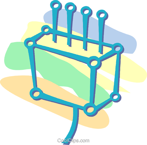Computer Plug Royalty Free Vector Clip Art Illustration - Computer Plug Royalty Free Vector Clip Art Illustration (480x476)