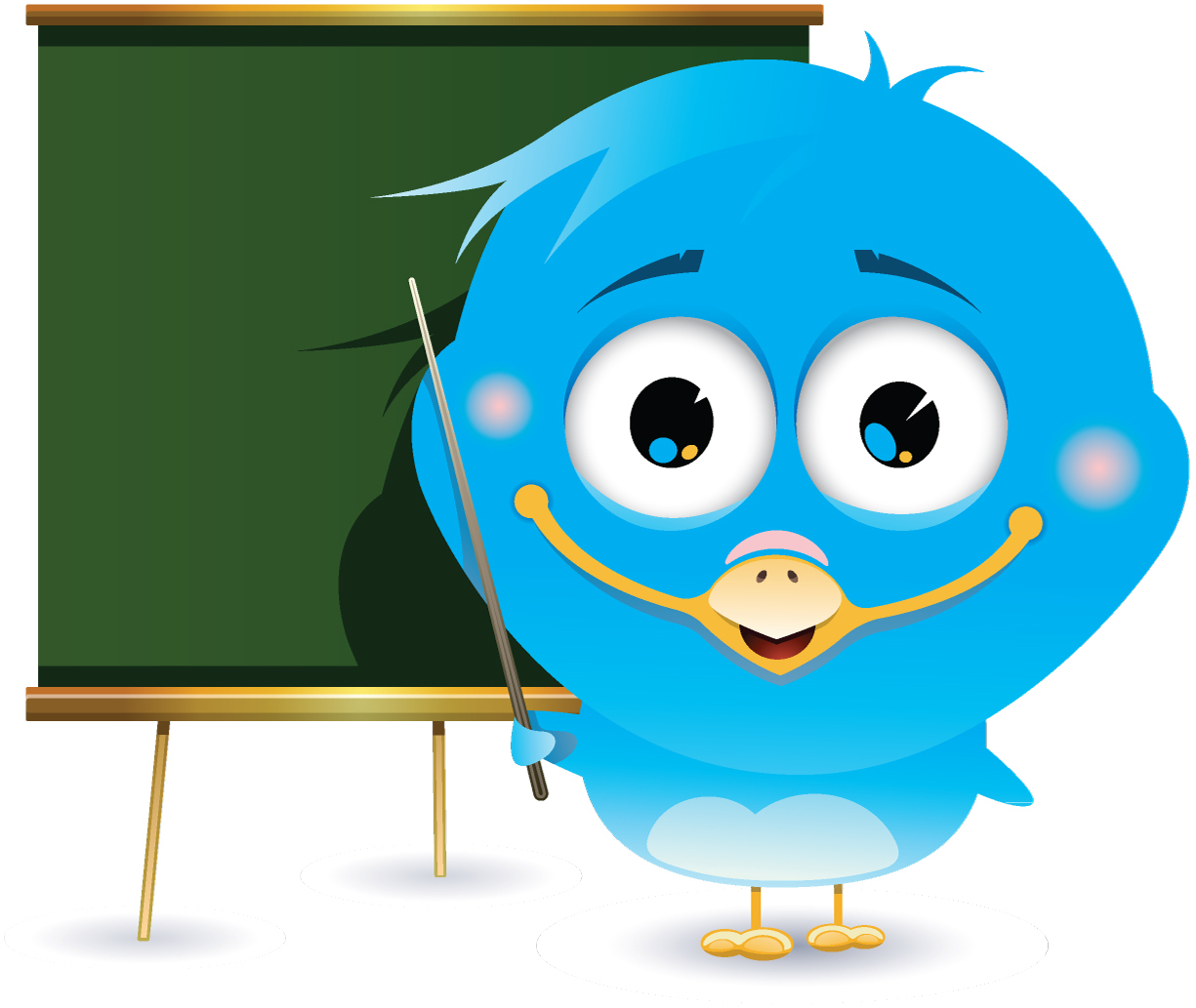Important Clipart Teacher Note - Bird Emoticons (1491x1172)