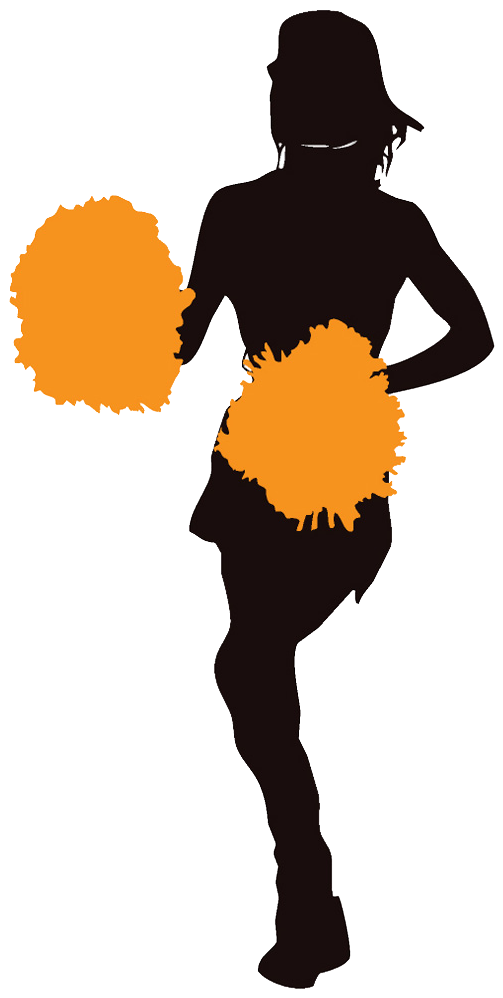 Cheerleaders - Cheerdance Clipart (600x1100)