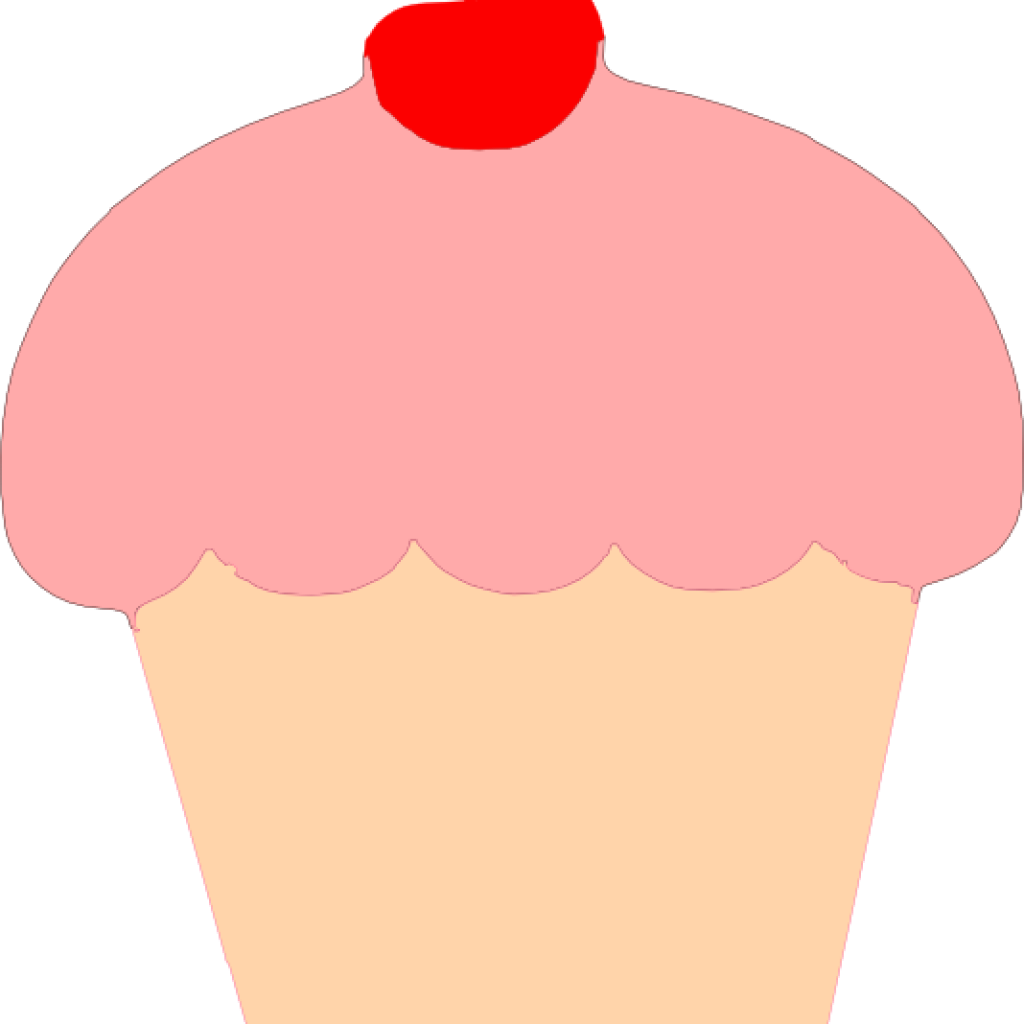 Pink Cupcake Clipart Pink Frosting Cupcake Clip Art - Clip Art (1024x1024)