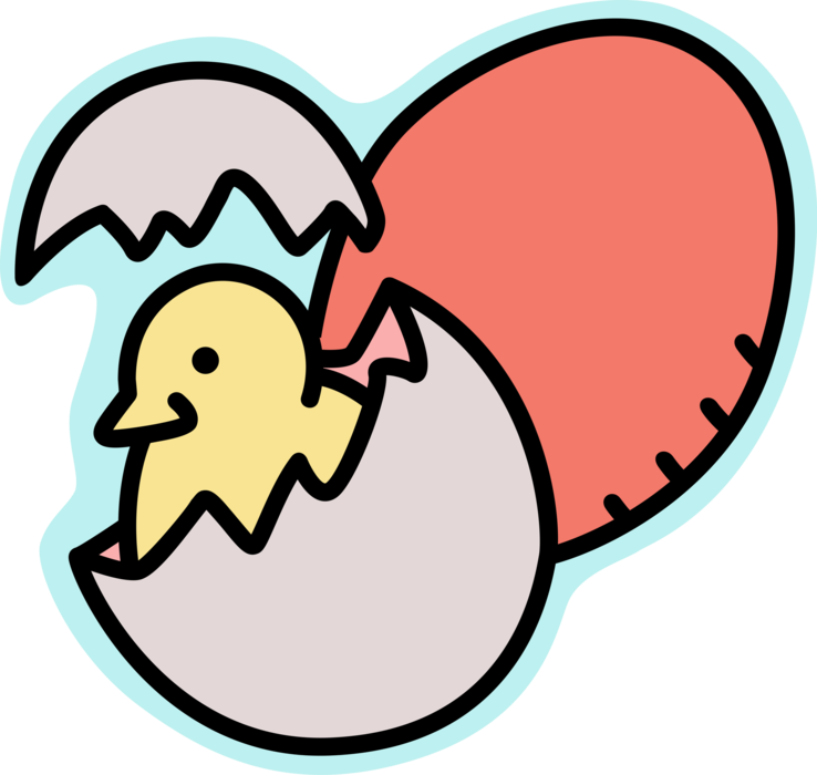 Graphic Royalty Free Library Chick Vector Egg Hatch - You Crack Me Up Idiom (738x700)