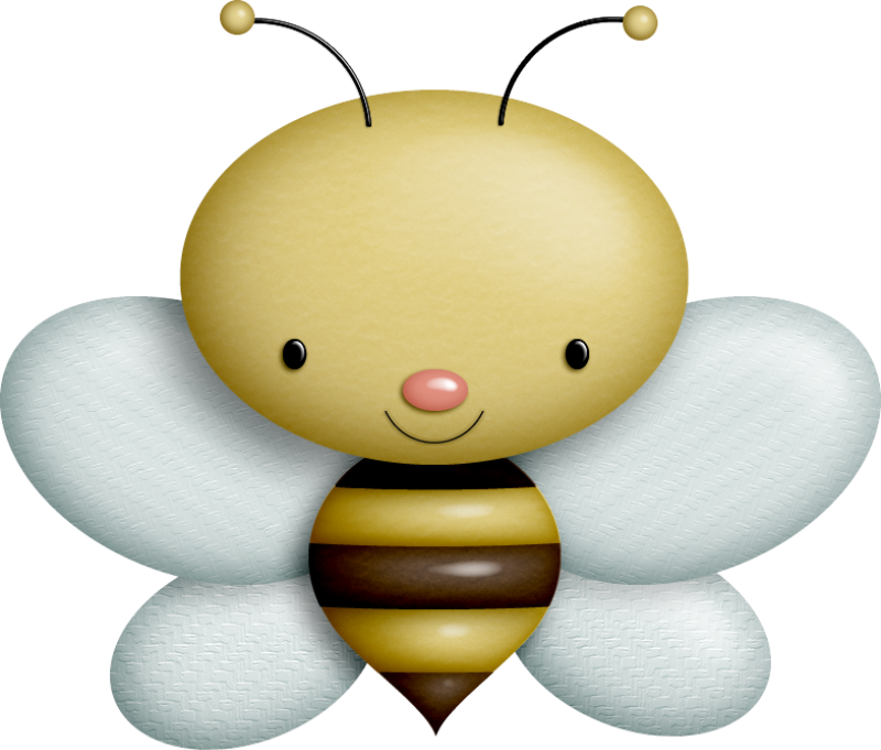Ϧees ‿✿⁀ Rock Art, Bee Clipart, Bumble Bees, - Imagenes De Caricaturas Bonitas Gratis (800x681)