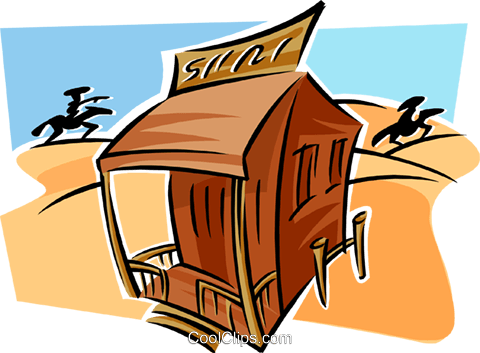 Wild West Royalty Free Vector Clip Art Illustration - Wild West Royalty Free Vector Clip Art Illustration (480x353)