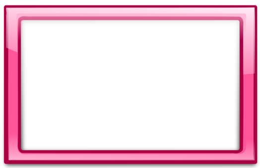 Pink Borders And Frames Red Template Color - Pink And Red Frames (524x340)