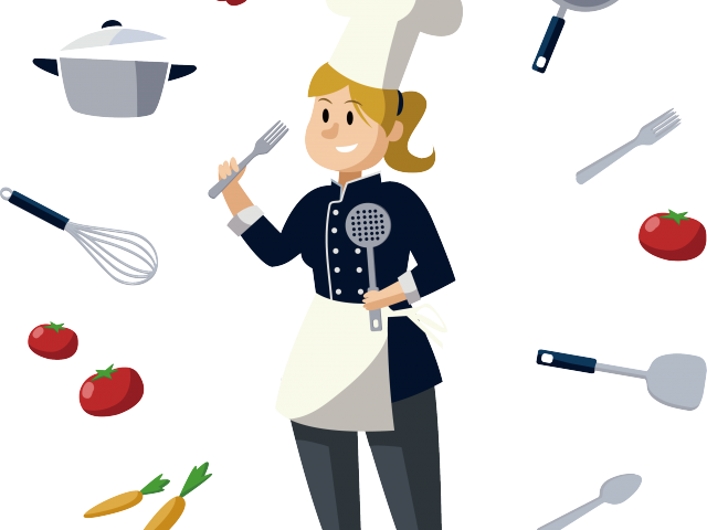 Sauce Clipart Border - Chef Border (640x480)