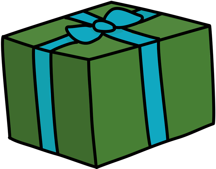 Box,gift,christmas,give Away,lot Christmas,christmas - Gift (960x714)