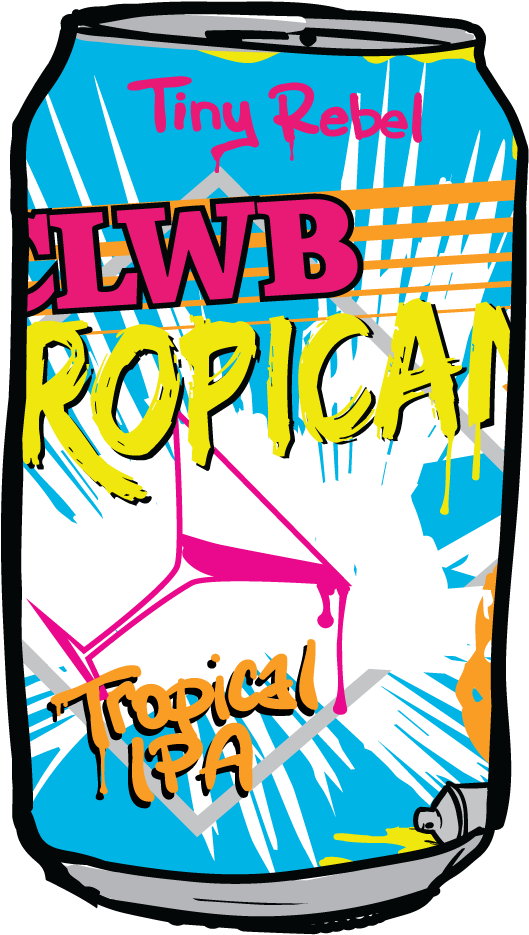 We Wanted To Pack An Ipa With The Most Tropical Fruit - Tiny Rebel Clwb Tropicana Beer 330ml (618x1077)
