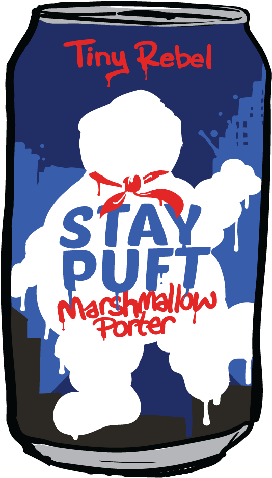 So We Brewed A Rich, Dark, Roasty Beer And Added A - Tiny Rebel Stay Puft (618x1077)