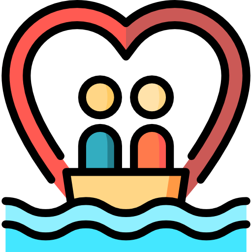Amusement Park Free Icon - Tunnel Of Love (512x512)