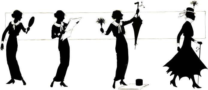 Medium Image - Women Vintage Silhouette (694x303)