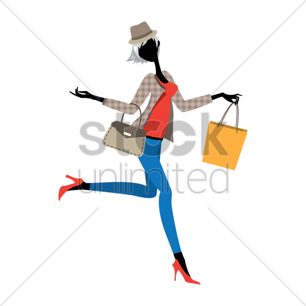 Shopping Bag Clipart Shopping Bags & Trolleys Clip - Illustration (600x600)