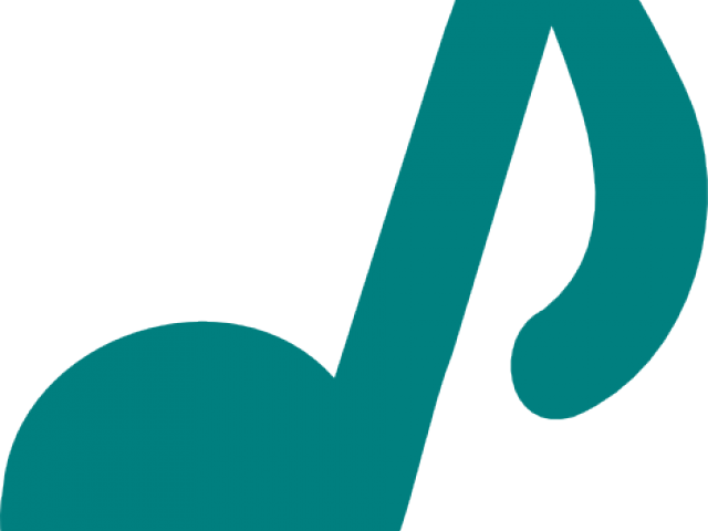 Music Notes Clipart Teal - Graphic Design (640x480)