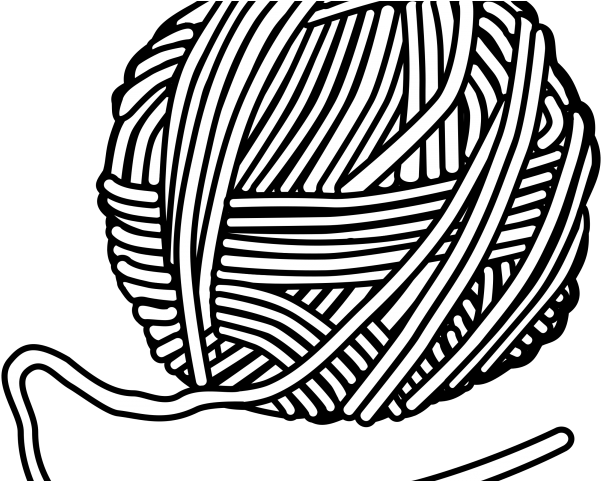Kittens Clipart Yarn Clip Art - Yarn Clipart (640x480)