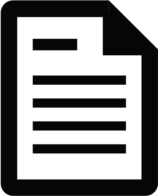 Sign Up - Document Icon White Png (1024x1024)