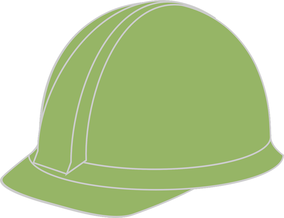 Green Clipart Hard Hat - Green Hard Hat Clip Art (940x720)