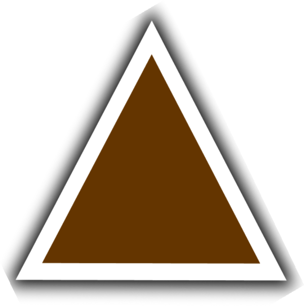 Triangle Clipart Triangle Clip Art 14 46 Triangle Clipart - Brown Triangle Clip Art (600x605)
