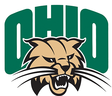 Ohio Attack Cat Logo - Ohio Bobcats Logo (370x332)