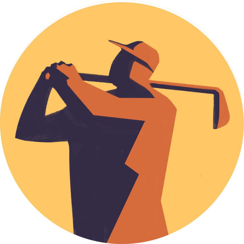 Golf - - Illustration (1003x1003)