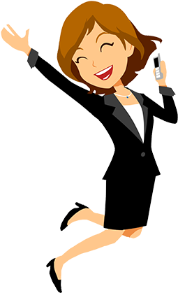 Cartoon Women Png Png Library Download - Business Woman Vector Png (350x418)