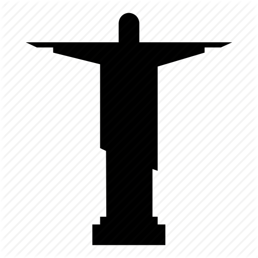 Mała Clipart Christ The Redeemer Sculpture - Christ The Redeemer Icon (512x512)